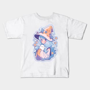 Kawaii Anime Halloween Kids T-Shirt